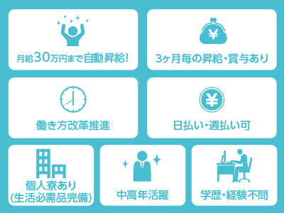 我が社は賃金を上げます！YESグループは社員の頑張りを正当に評価し、渋ることなく賃金を上げます！イメージ02