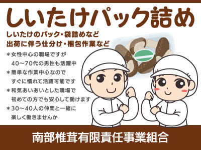 【パック詰め】パート・アルバイト/30〜50代の方必見、シンプルで覚えやすい作業、和気あいあいとした職場で初めての方でも安心して働けます